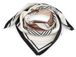 Eșarfă pătrată din satin premium (90x90 cm) - Accesoriu elegant de modă cu aspect de mătase
