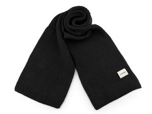 Fular premium tricotat în dungi, unisex - Șal moale și călduros cu două fețe (25x160 cm)