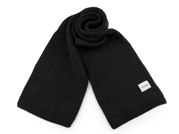 Fular premium tricotat în dungi, unisex - Șal moale și călduros cu două fețe (25x160 cm)
