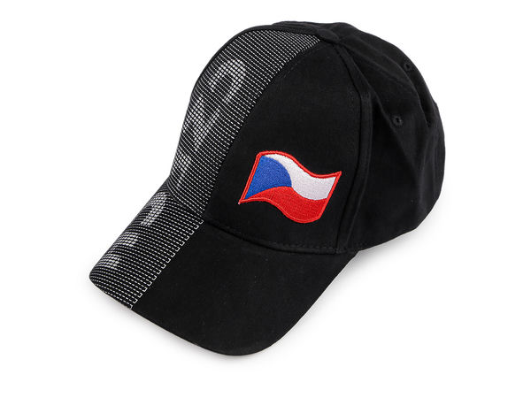 Șapcă de baseball unisex din bumbac, cu broderie patriotică Republica Cehă - Șapcă sport reglabilă din 6 panouri