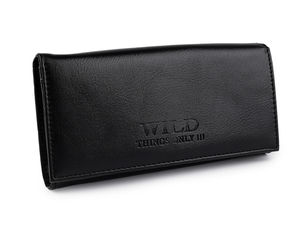 Portofel elegant de damă tip plic cu clapetă (10x19 cm) - Organizator compartimentat pentru carduri și monede