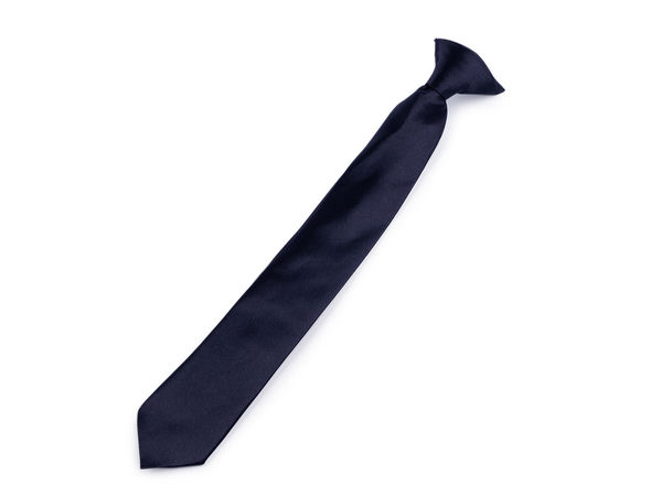 Cravată din saten cu clips pentru copii - Cravată elegantă cu prindere rapidă pentru băieți