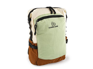 Rucsac casual din material textil ușor – Ghiozdan versatil pentru călătorii și uz zilnic, cu buzunar cu fermoar și suporturi pentru sticle