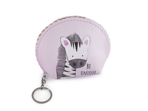 Portofel compact multifuncțional cu breloc și portmonedeu – 12 x 9,5 cm