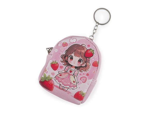 Mini etui breloc și portofel de monede pentru fete (6.5 x 9 cm) – Portchei compact și borsetă organizatoare