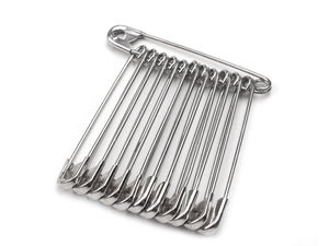 Ace de siguranță premium de 50 mm, integral din metal - Pachet vrac pentru croitorie și confecționarea broșelor