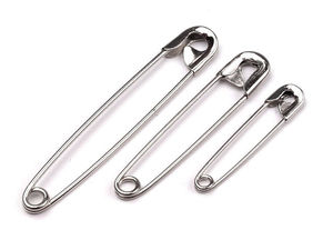 Set asortat de ace de siguranță metalice premium, mărimi mixte - Pachet economic de 600 de bucăți pentru croitorie, lucru manual și confecționarea broșelor