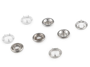 Capse metalice Roland Baby pentru materiale delicate și subțiri - 10mm (9,7mm), pachet vrac