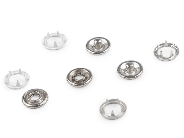 Capse metalice Roland Baby pentru materiale delicate și subțiri - 10mm (9,7mm), pachet vrac