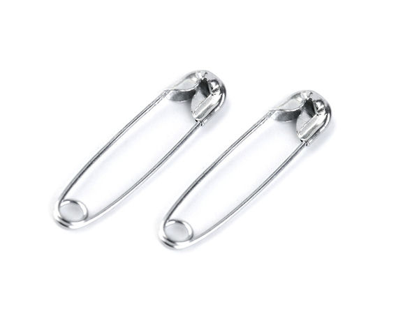 Ace de siguranță premium nichelate (28mm) – Accesorii profesionale de fixare pentru croitorie și lucru manual, set de 100 bucăți