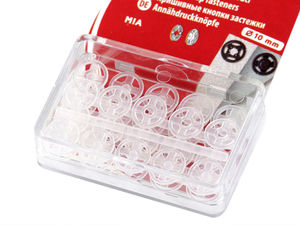 Capse de cusut din plastic transparent (7mm - 15mm)