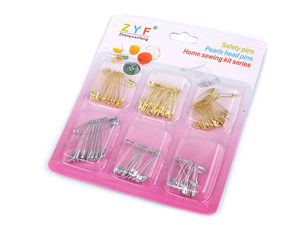 Set premium de ace de siguranță asortate - Kit de galanterie cu mărimi diverse (17 mm - 43 mm)