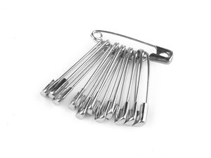 Ace de siguranță premium din nichel, 28 mm – Mici accesorii de fixare pentru cusut, realizarea de broșe și proiecte creative de lucru manual