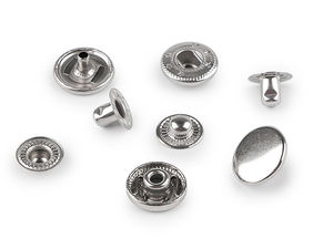 Capse metalice premium Ø15mm pentru materiale de grosime medie - Capse din oțel inoxidabil (set de 4 piese)
