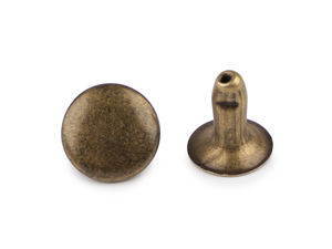 Nite metalice tubulare premium de 9 mm, cu o singură față, pentru marochinărie și confecționarea genților