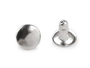 Rivete metalice tubulare simple premium, 8mm – accesorii de fixare durabile pentru marochinărie, genți și curele