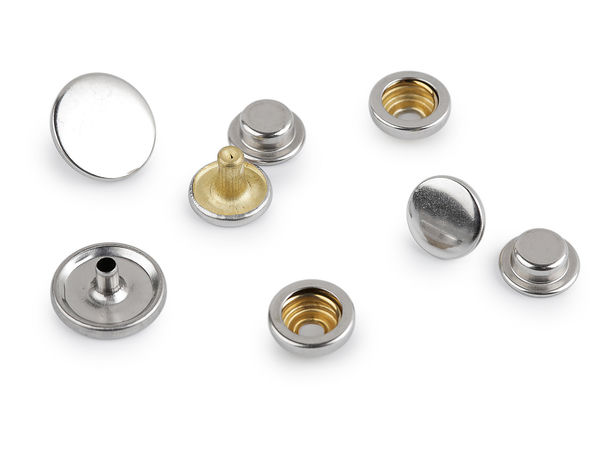 Capse de presiune din oțel inoxidabil (Ø15 mm) pentru materiale groase și accesorii