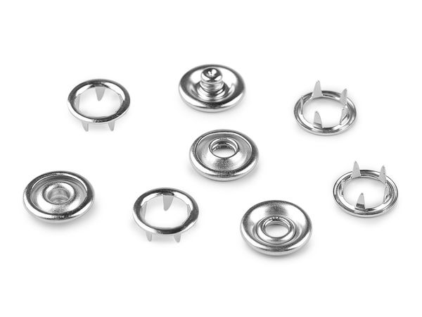 Capse metalice rezistente Roland Baby de 11 mm pentru materiale groase (nichel, pachet vrac)