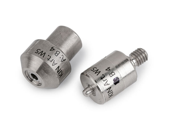 Set de matrițe metalice premium pentru aplicarea ocheților la presă manuală - Diametru interior 4 mm (2 piese)
