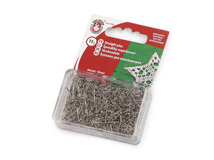 Ace premium de croitorie din oțel - Ace ultra-scurte de 10 mm pentru hobby și patchwork (Nichel)