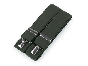 Bretele elastice premium în formă de X - Bretele de pantaloni pentru bărbați (Lățime 3,5 cm, Lungime 125 cm)