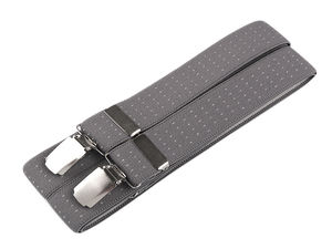 Bretele premium în X - Bretele reglabile de 3 cm pentru pantaloni, cu cleme metalice (125 cm)