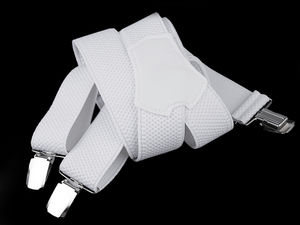 Bretele premium pentru bărbați, model în Y - Bretele de pantaloni rezistente (lățime 3,5 cm, lungime 120 cm)