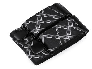 Bretele late foarte rezistente pentru pantaloni - 5 cm x 120 cm, stil biker și cranii