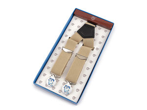 Bretele premium reglabile pentru copii, cu cleme ilustrate (Cutie de cadou inclusă)