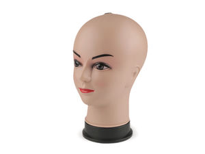 Cap de manechin feminin pentru expunere peruci, pălării și accesorii - 26x13 cm