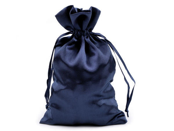 Săculeț premium din satin pentru cadouri (11x17 cm) - Săculeț elegant cu șnur pentru bijuterii și mărturii