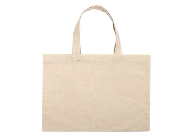 Sacoșă din pânză de bumbac DIY pentru pictură, broderie și lucru manual (38 x 30 cm) - Geantă de umăr premium simplă