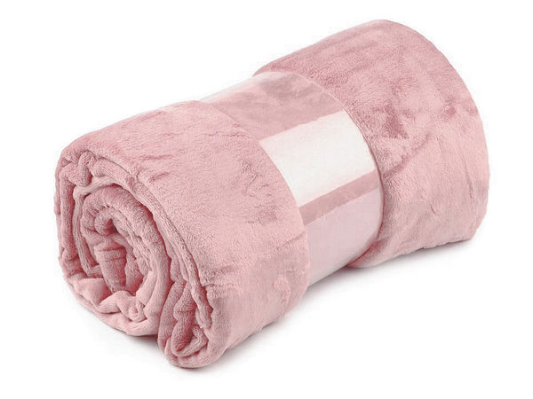 Pătură reversibilă premium din fleece coral și flanel - Pled de pat pufos, 150x200 cm