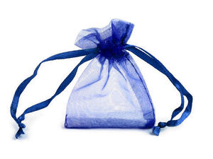 Săculeți cadou mini din organza premium cu șnur din panglică de satin, 4.5x7 cm