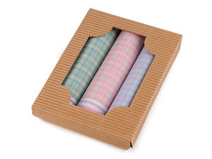 Set cadou premium de batiste pentru damă - Batiste elegante asortate de buzunar (Pachet multiplu)