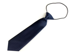 Cravată preînnodată din satin cu bandă elastică pentru copii (7 x 27 cm) - Cravată elegantă de ceremonie pentru ocazii festive