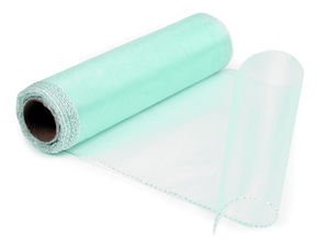Rolă din material de organza fină și elegantă (21 cm) - Panglică decorativă premium pentru nunți, funde de scaun, mese și ambalaje de cadouri