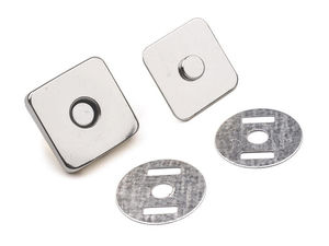 Capse magnetice pătrate pentru poșete, genți tote și genți de mână (18x18 mm)