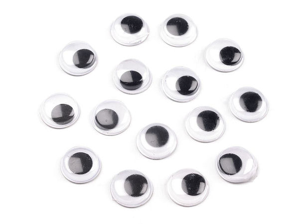 Ochișori mobili autoadezivi premium (12 mm) pentru păpuși, lucru manual și scrapbooking