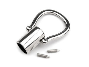 Conectori metalici premium pentru mânere de geantă Ø12mm - Finisaj nichel