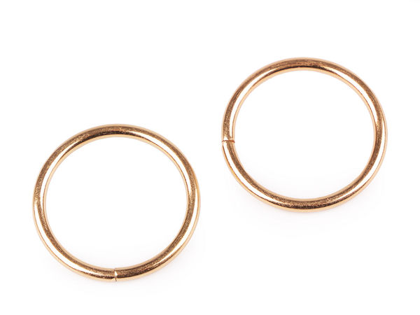 Inele O metalice premium (30 mm) - Inele de legătură de înaltă calitate pentru genți, curele și galanterie