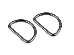 Inel D metalic premium (25 mm lățime interioară, sârmă rotundă de 3 mm) pentru genți, rucsacuri și curele