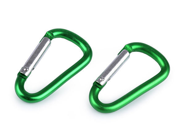 Mini carabine premium cu arc (23x39 mm) – Accesorii metalice ușoare pentru brelocuri, șnururi și cordoane