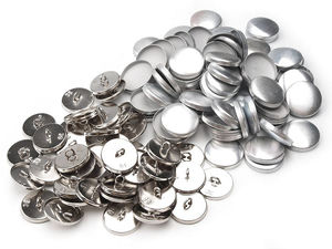 Nasturi metalici premium pentru îmbrăcat (Mărimea 36) - Sisteme de prindere din aluminiu și oțel magnetic pentru personalizare cu material textil