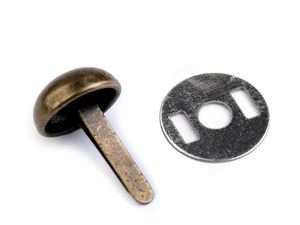 Piciorușe metalice premium de 12 mm pentru genți - Ținte rotunde pentru marochinărie și confecționarea poșetelor