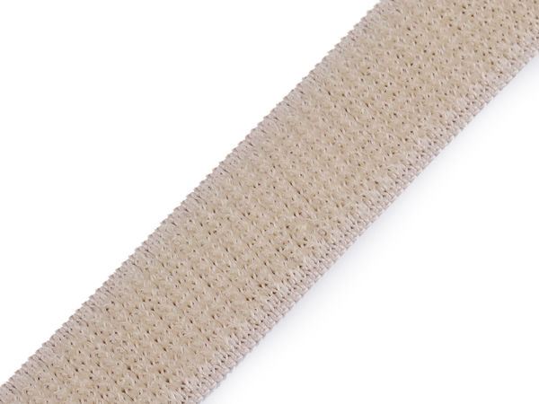 Bandă elastică premium tip scai, buclă plușată - Lățime 20 mm