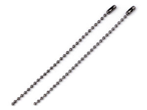 Lănțișor metalic premium cu bile și închizătoare tip conector pentru etichete, îmbrăcăminte și accesorii