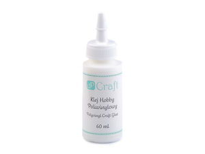 Adeziv polivinilic premium pentru hobby și lucru manual (60ml) - Lipici cu vârf de precizie pentru textile, lemn, hârtie și ceramică