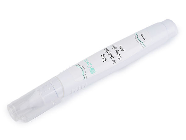Creion cu lipici PVA de precizie (18ml) - Adeziv permanent pentru țesături, hârtie, panglici și scrapbooking