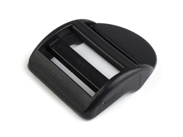 Cataramă neagră din plastic rezistent pentru reglare chingi (26 mm) pentru rucsacuri sport și genți